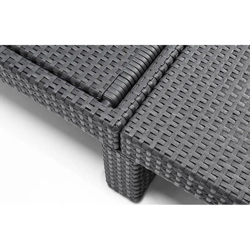 Шезлонг Keter Daytona Deluxe с подушками Графитовый (252223) - фото 7 Шезлонг Keter Daytona Deluxe с подушками Графитовый (252223) - фото 7