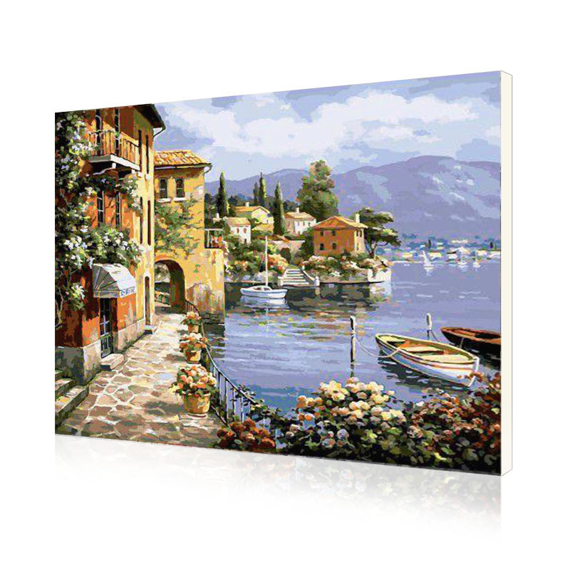 Картина за номерами Lesko E-720 Річна набережна