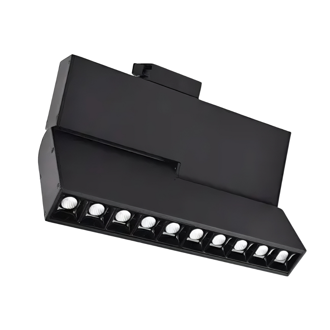 Светильник трековый магнитный Magnetic Grille поворотный 6W 112х20х100 мм Черный (2389257184)