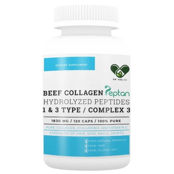 Колаген Envie Lab Beef Collagen Complex 3 1&3 Type 1830 мг 120 капс. (000022249)