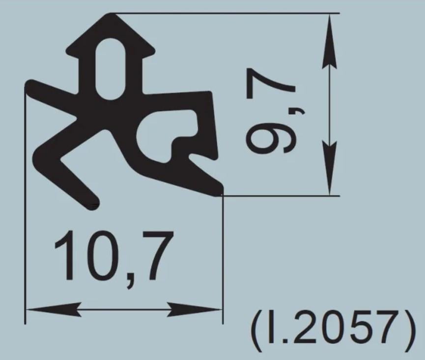 Уплотнитель для металлопластиковых окон под стеклопакет К003 для профиля Salamander Черный (30273848) - фото 3 Уплотнитель для металлопластиковых окон под стеклопакет К003 для профиля Salamander Черный (30273848) - фото 3