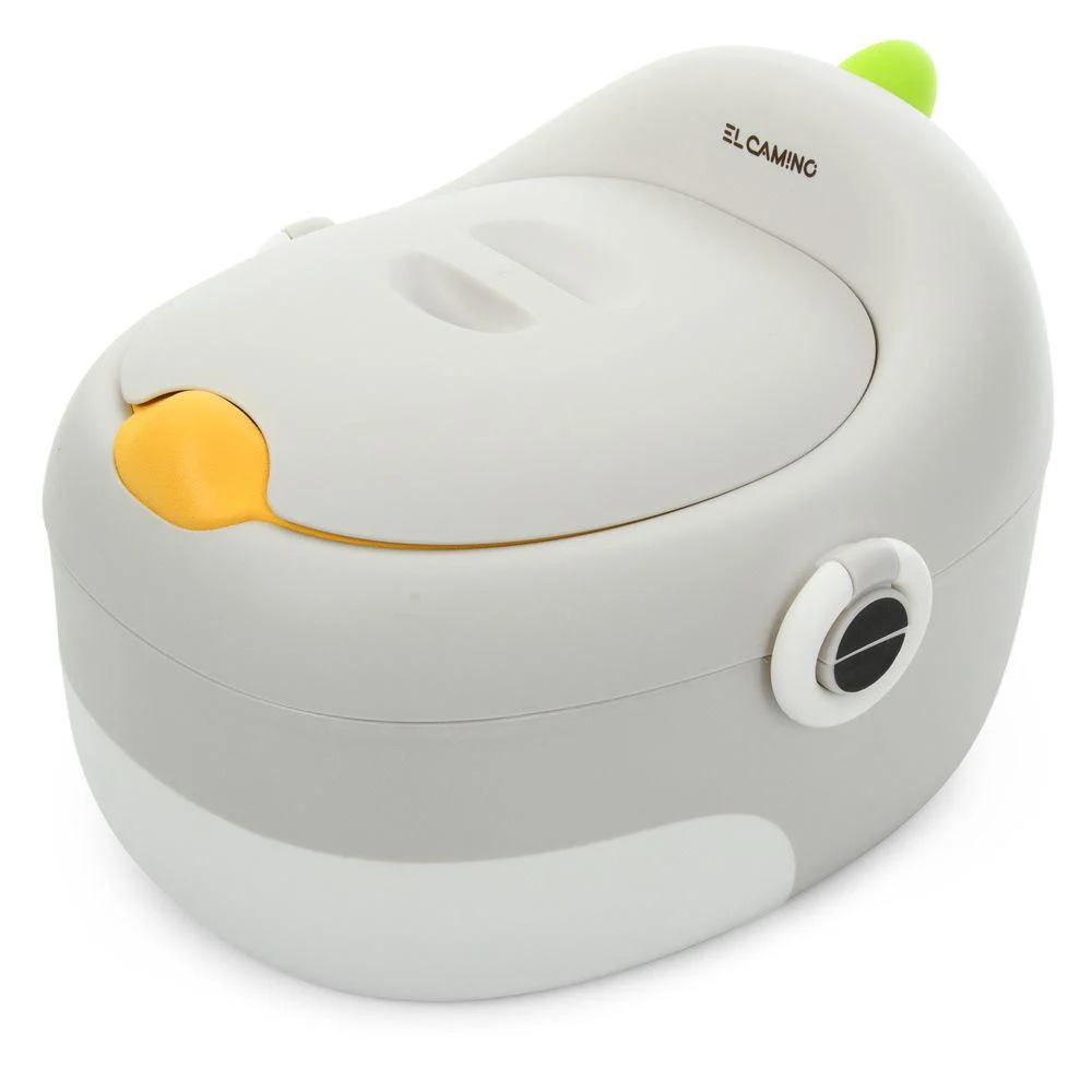 Горшок детский с мягким сиденьем El Camino Dino ME 1142 3в1 съемный резервуар/накладка на унитаз