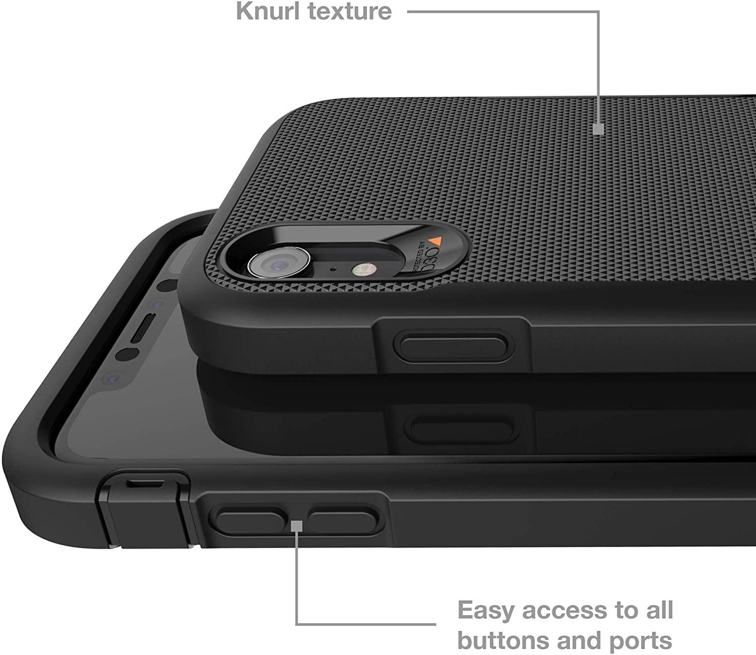 Чехол противоударный Gear4 Platoon для iPhone XR 6.1" Black - фото 11