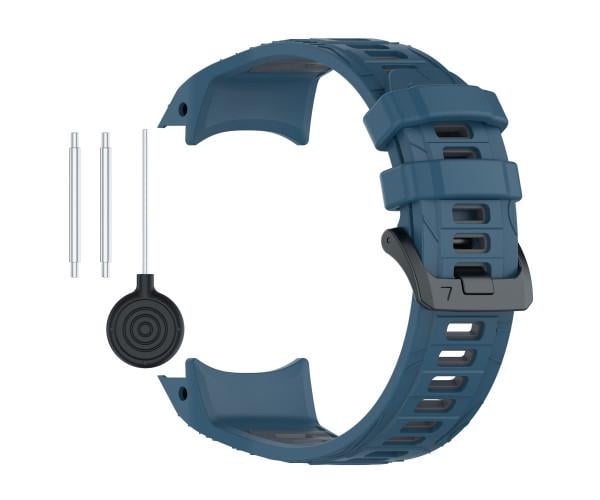 Ремешок Sport Silicone Dual Color для Garmin Forerunner 570 47 мм со шпилькой 22 мм Нефритовый