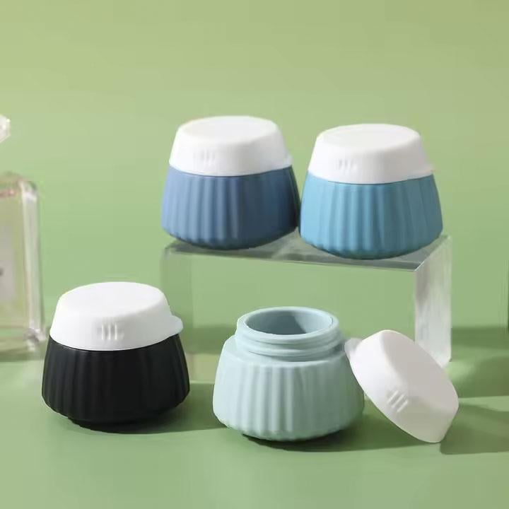 Набір баночок для подорожей GDragon Home силіконовий 4 шт. Синій (113_4_0_3) - фото 3