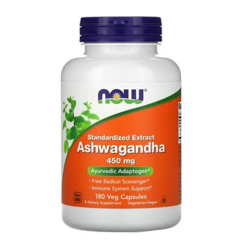 Ашваганда NOW Ashwagandha 450 мг 180 капс. (NOW-04593) Ашваганда NOW Ashwagandha 450 мг 180 капс. (NOW-04593)