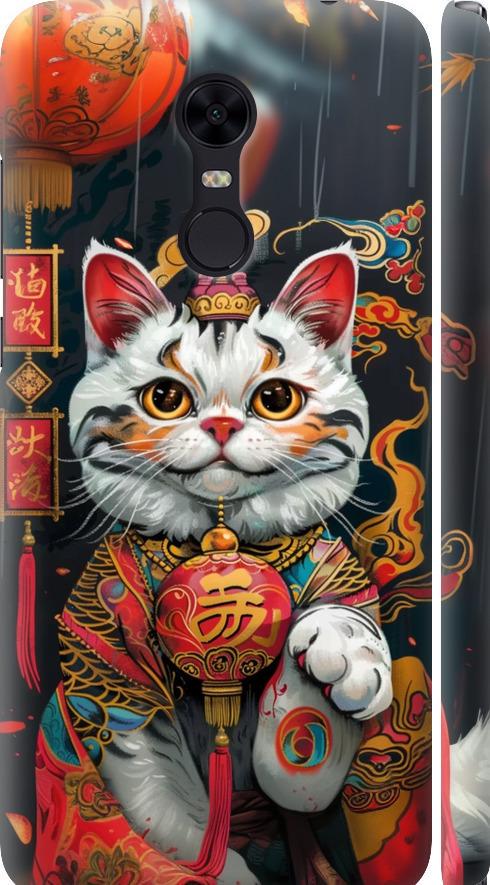 Чехол на Xiaomi Redmi 5 Plus China Cat v2 (6135m-1347-42517)