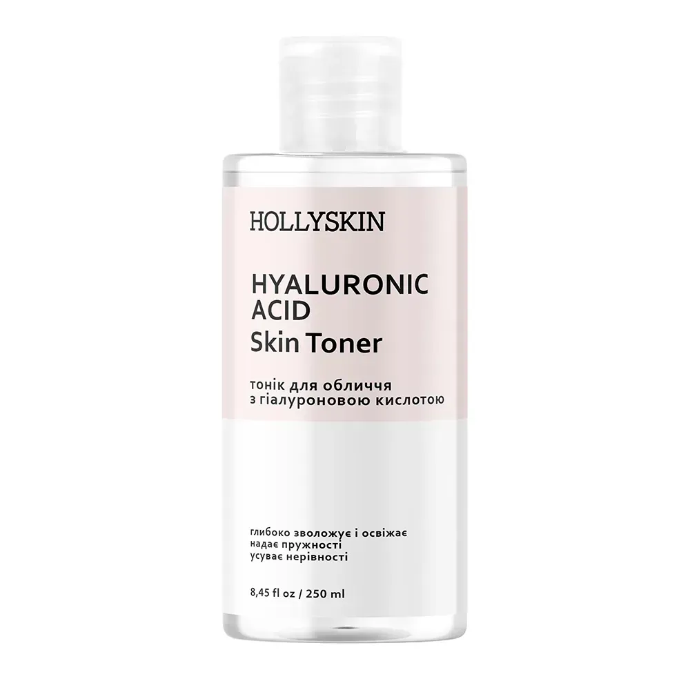 Тонік для обличчя HOLLYSKIN Hyaluronic Acid з гіалуроновою кислотою 250 мл (0016h)