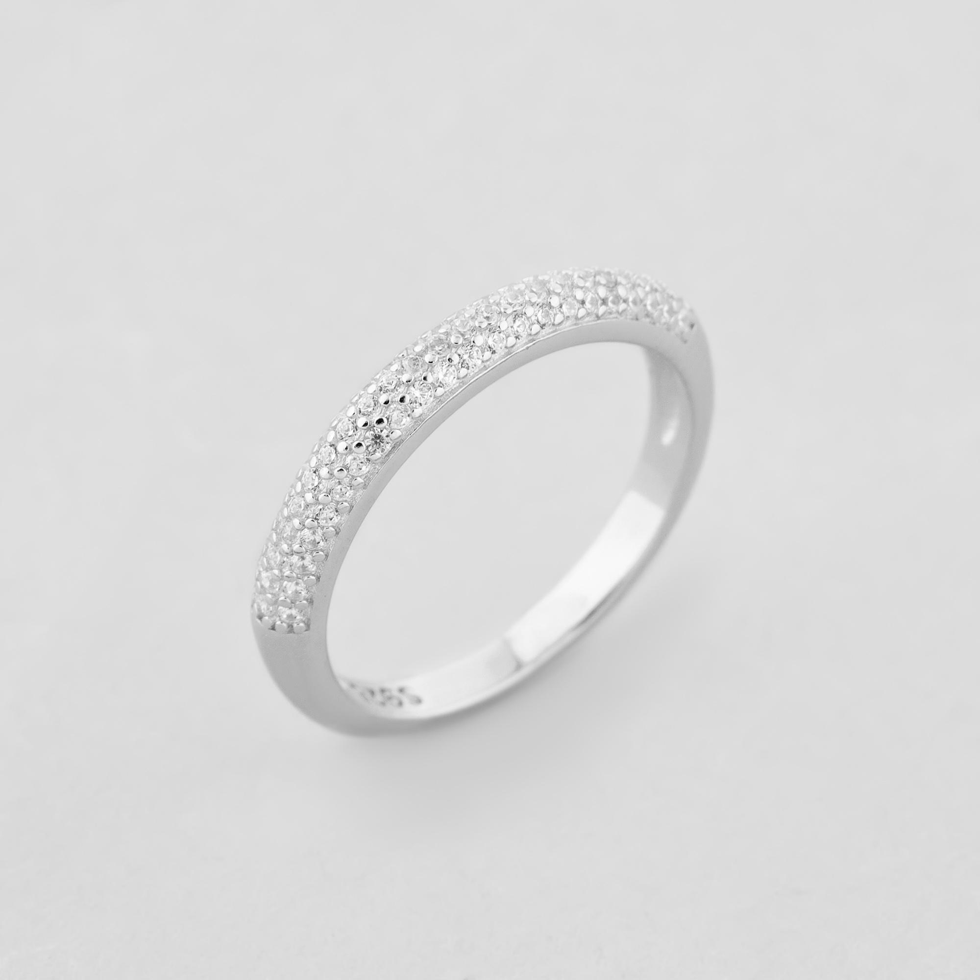 Серебряное кольцо Minimal Выбор р. 18 (12636)