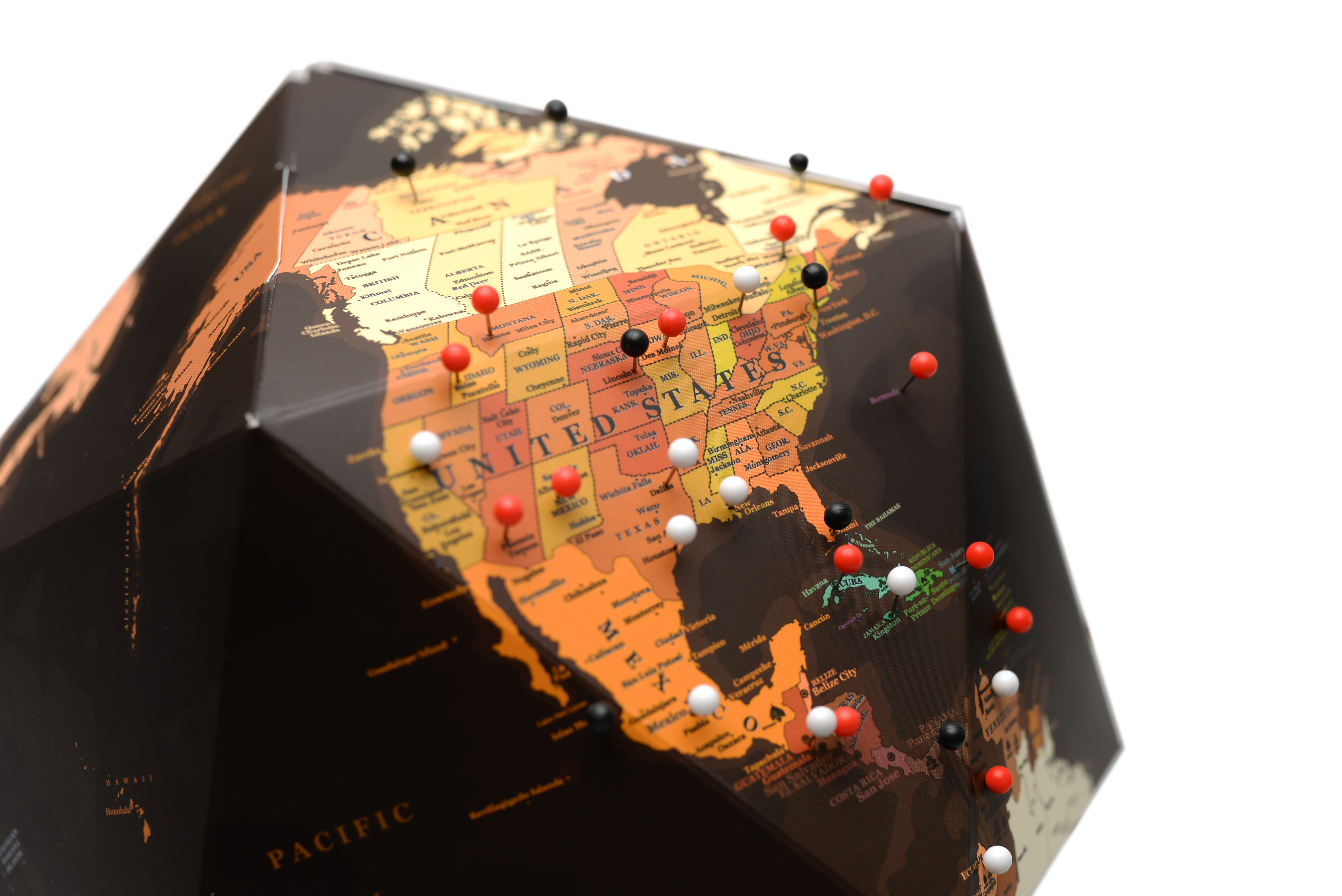 3D Глобус My Pin Map Globe Chocolate - фото 4