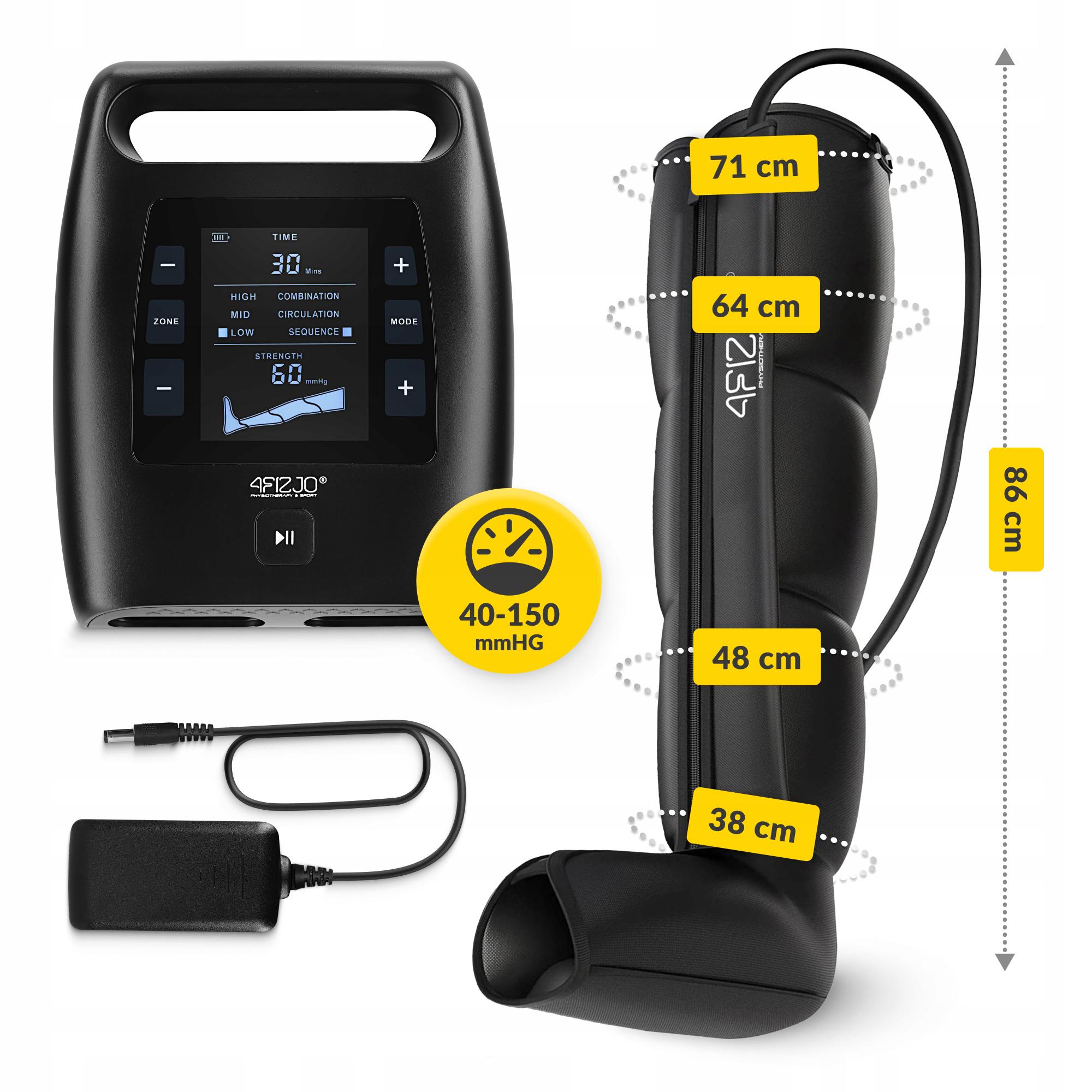 Апарат для пресотерапії та лімфодренажу 4fizjo 4-и камерний ACTIVE-C4 (P-5905973406604) - фото 9 Апарат для пресотерапії та лімфодренажу 4fizjo 4-и камерний ACTIVE-C4 (P-5905973406604) - фото 9