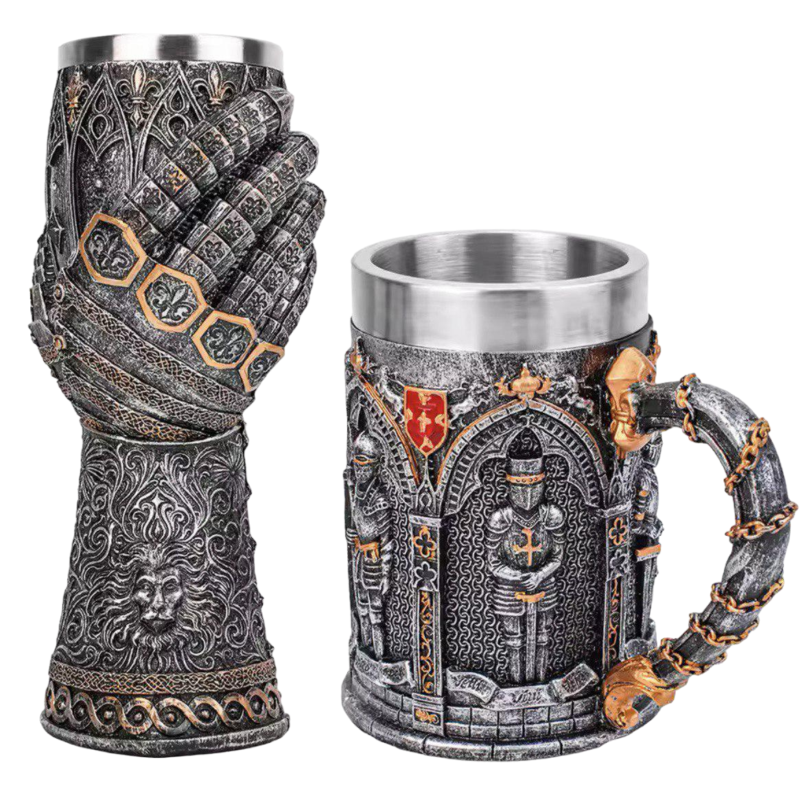 Кружка и кубок Доспехи воина 500/170 мл (21054339)