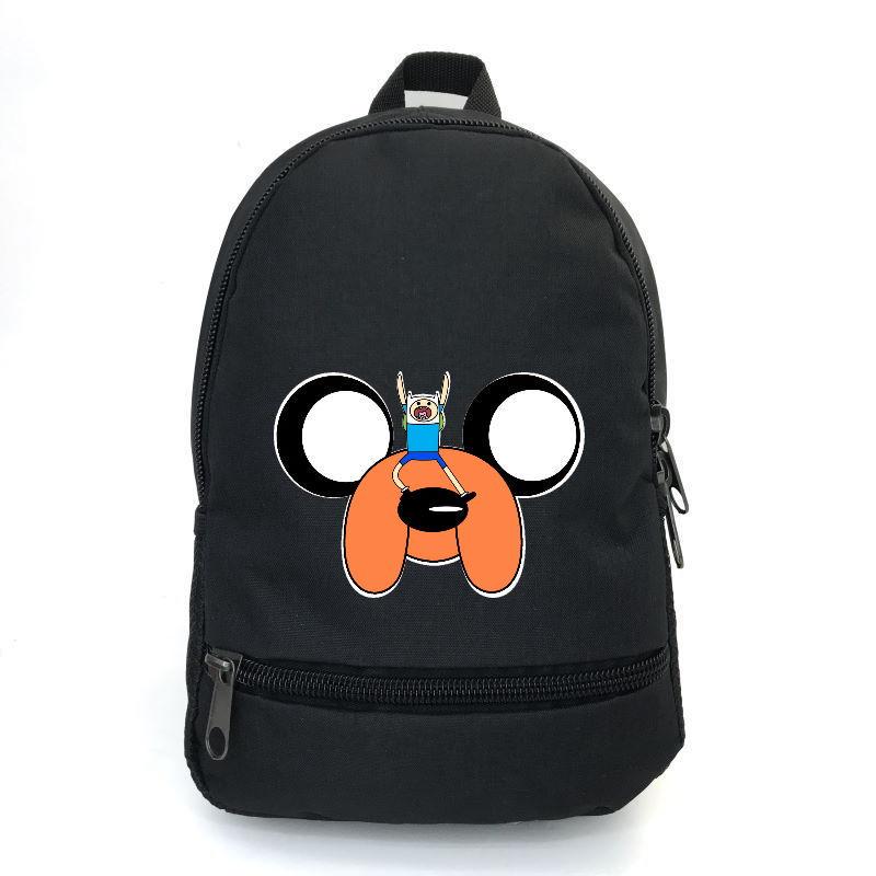 Шкільний рюкзак підлітковий Cappuccino Toys з принтом Adventure time-0010 12,5 л Чорний (1404954857)