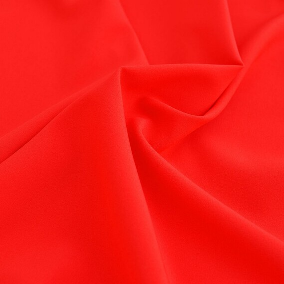 Ткань костюмная IDEIA Пикачо плотная 1,45 м Ярко красный (2200003887617)