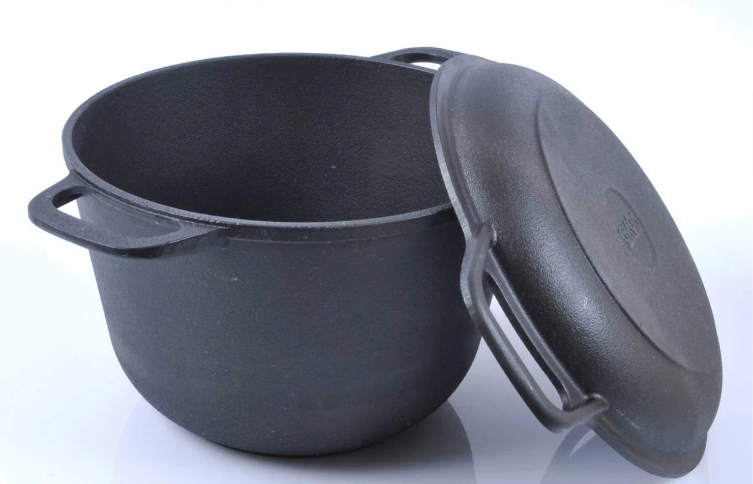 Чавунна каструля Биол з кришкою-сковородою 6 л - фото 6