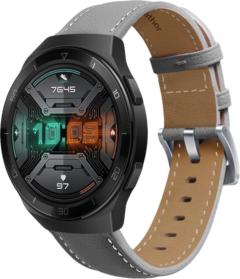Ремешок кожаный Folsa для Huawei Watch GT2e 46 мм Grey (31546-33)