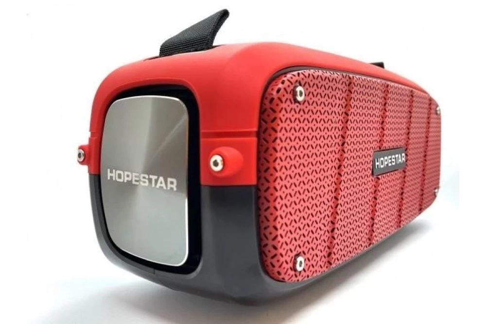 Колонка бездротова портативна HOPESTAR A20 Bluetooth Red (373776) - фото 3