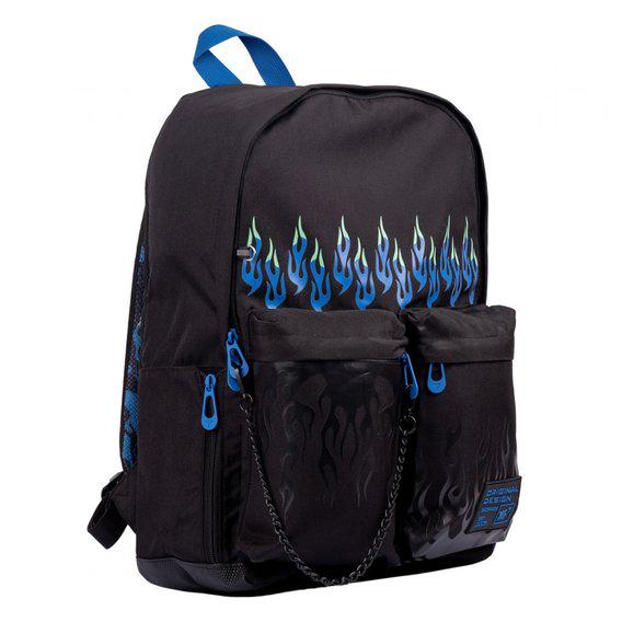 Рюкзак школьный YES Cold fire 46x31х15 см 21 л Черный (558930)