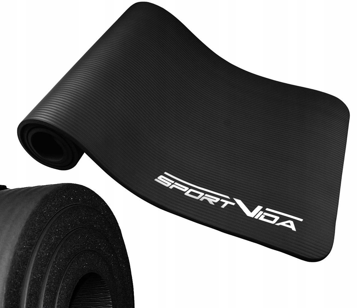 Коврик для йоги и фитнеса SportVida SV-HK0167 NBR 1.5 см Black - фото 2 Коврик для йоги и фитнеса SportVida SV-HK0167 NBR 1.5 см Black - фото 2