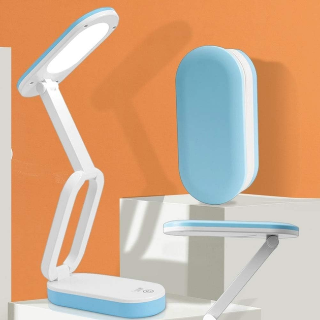 Лампа портативна акумуляторна Tiross TS2230 2,5 Вт 190 лм сенсорне керування 1500 мАг Блакитний - фото 5