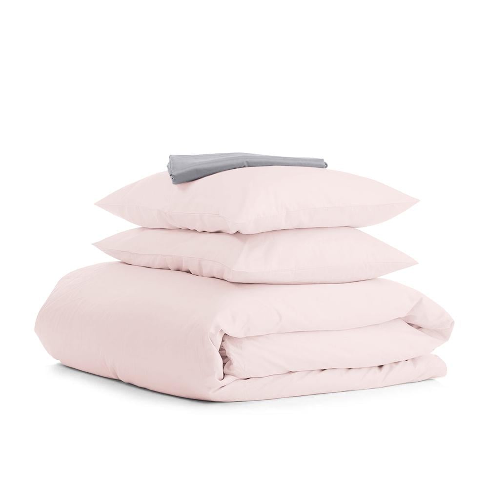 Комплект евро постельного белья Cosas Ranfors Rose Grey 200х220 см (4822052034422)