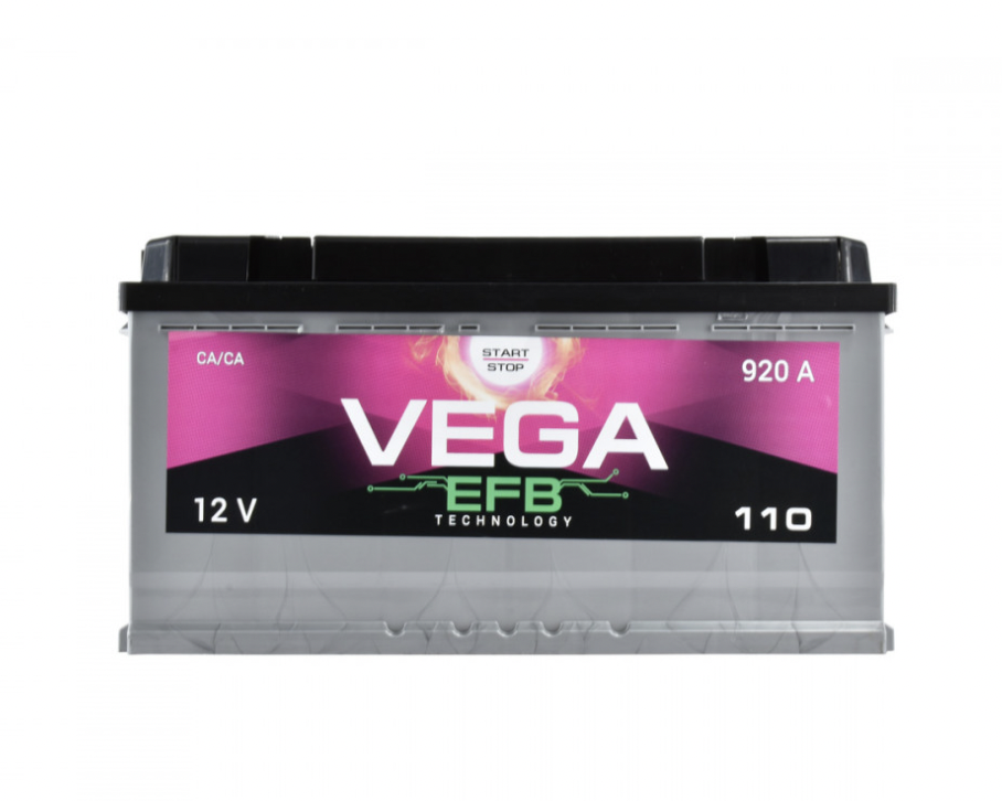 Акумулятор автомобільний Vega EFB 110 Ah 920A R+ 12V (3227391174)