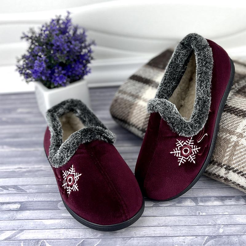 Бурки жіночі Dago Е-003005-33 велюрові 23,5 см p. 37 Бордовий (52811006)