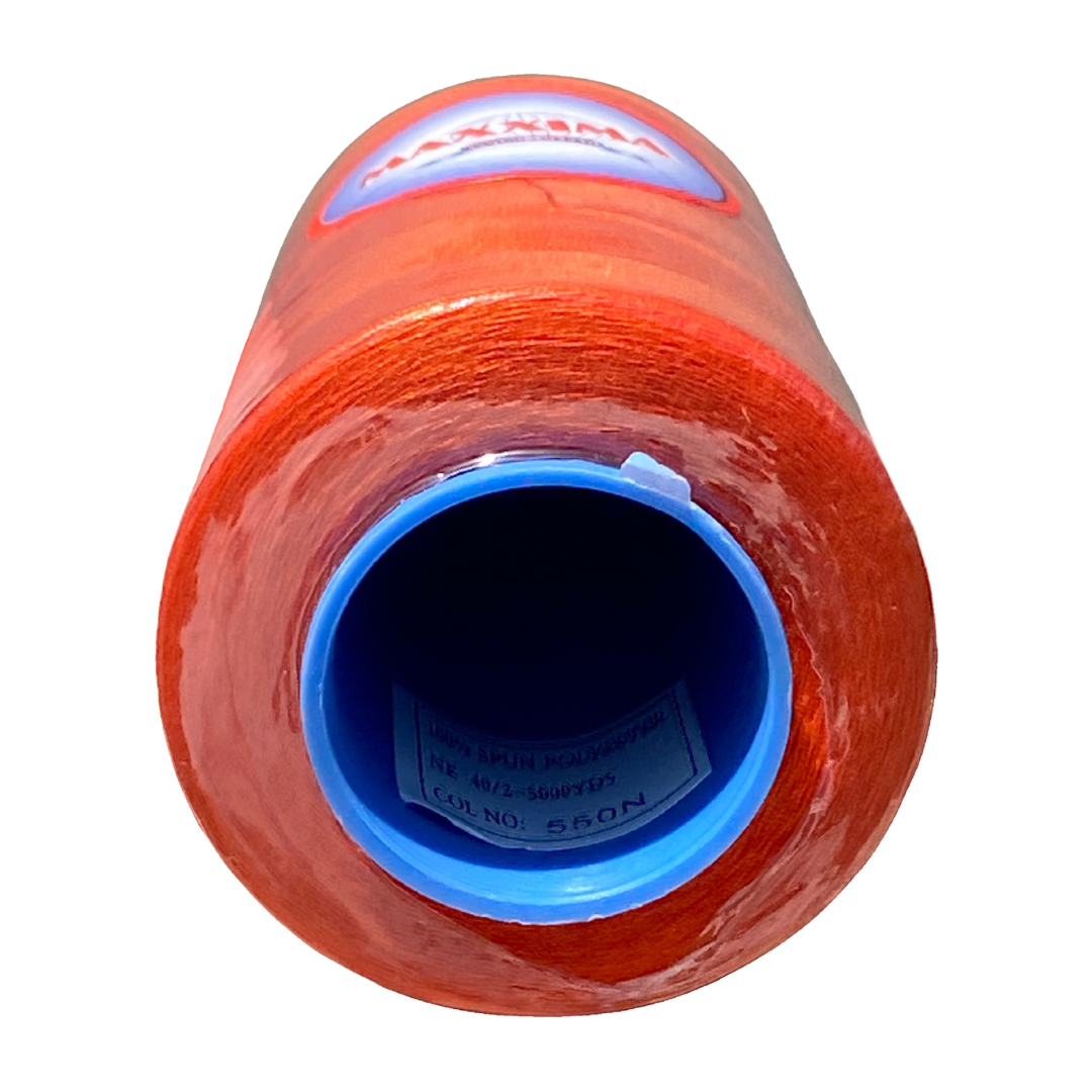 Нитки швейні Maxima 40/2 Помаранчевий (550N) - фото 2 Нитки швейні Maxima 40/2 Помаранчевий (550N) - фото 2