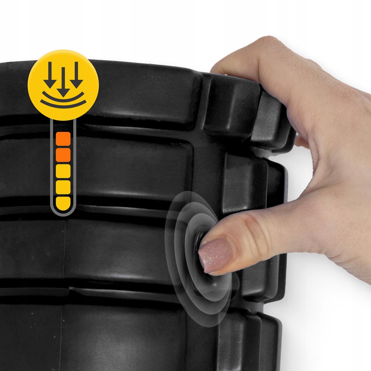 Масажний ролик 4fizjo 45x13,5 см Black (P-5907739310545) - фото 2