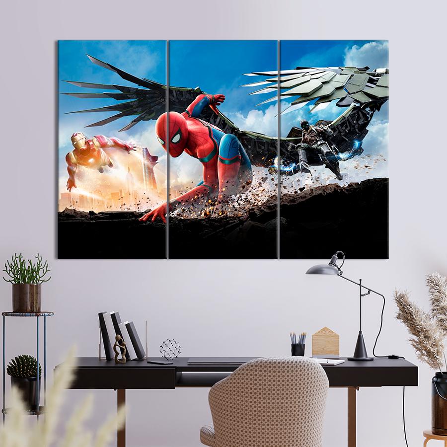 Настенний декор Постер фильма Человек-паук: Возвращение домой 78x48 см (A7-3)