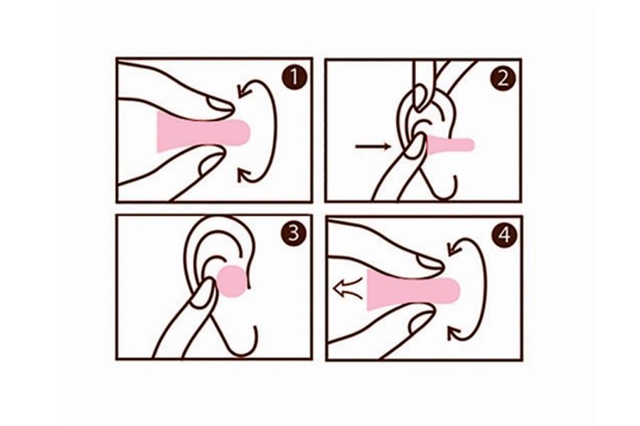 Беруши пенные для сна Haspro Multipack 10 пар SNR 38 дБ Розовый (1414994222) - фото 4 Беруши пенные для сна Haspro Multipack 10 пар SNR 38 дБ Розовый (1414994222) - фото 4