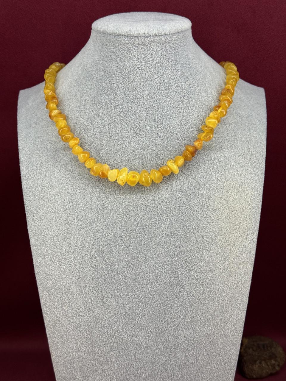 Бусы из янтаря лечебные 48 см (н-778)