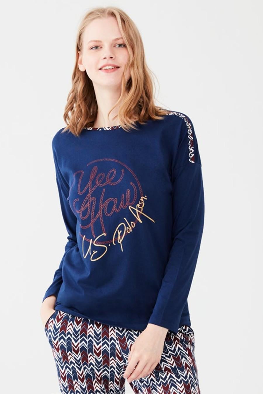 Комплект U.S. Polo ASSN джемпер/брюки р. 42/S Синий (75333) Комплект U.S. Polo ASSN джемпер/брюки р. 42/S Синий (75333)