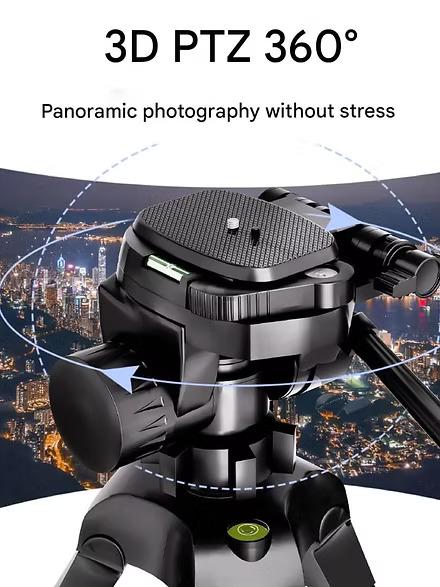 Штатив NeePho NP-690 для телефона и фотоаппарата 170 см (777667) - фото 6 Штатив NeePho NP-690 для телефона и фотоаппарата 170 см (777667) - фото 6