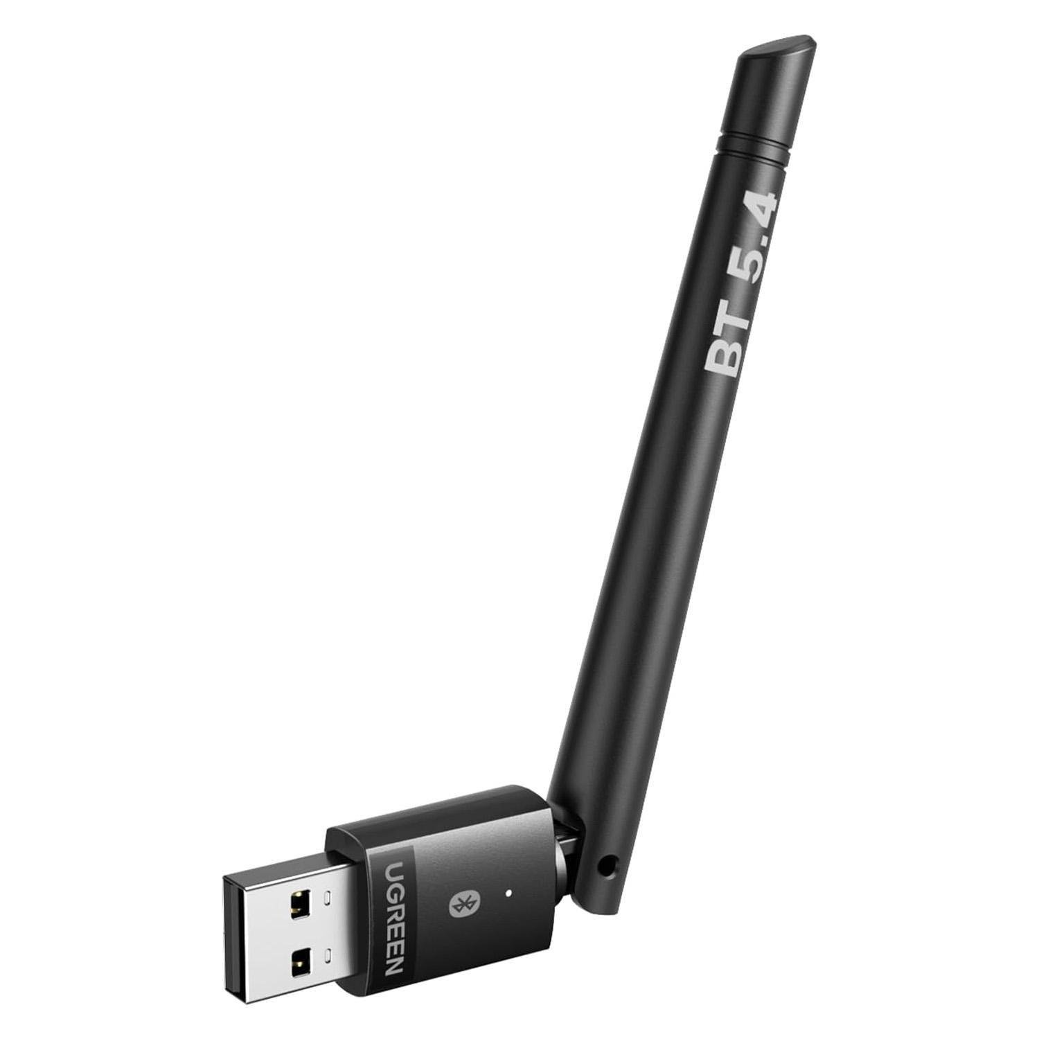 Bluetooth-адаптер USB із зовнішньою антеною UGREEN CM749 v5.4/120 м Чорний (35059)