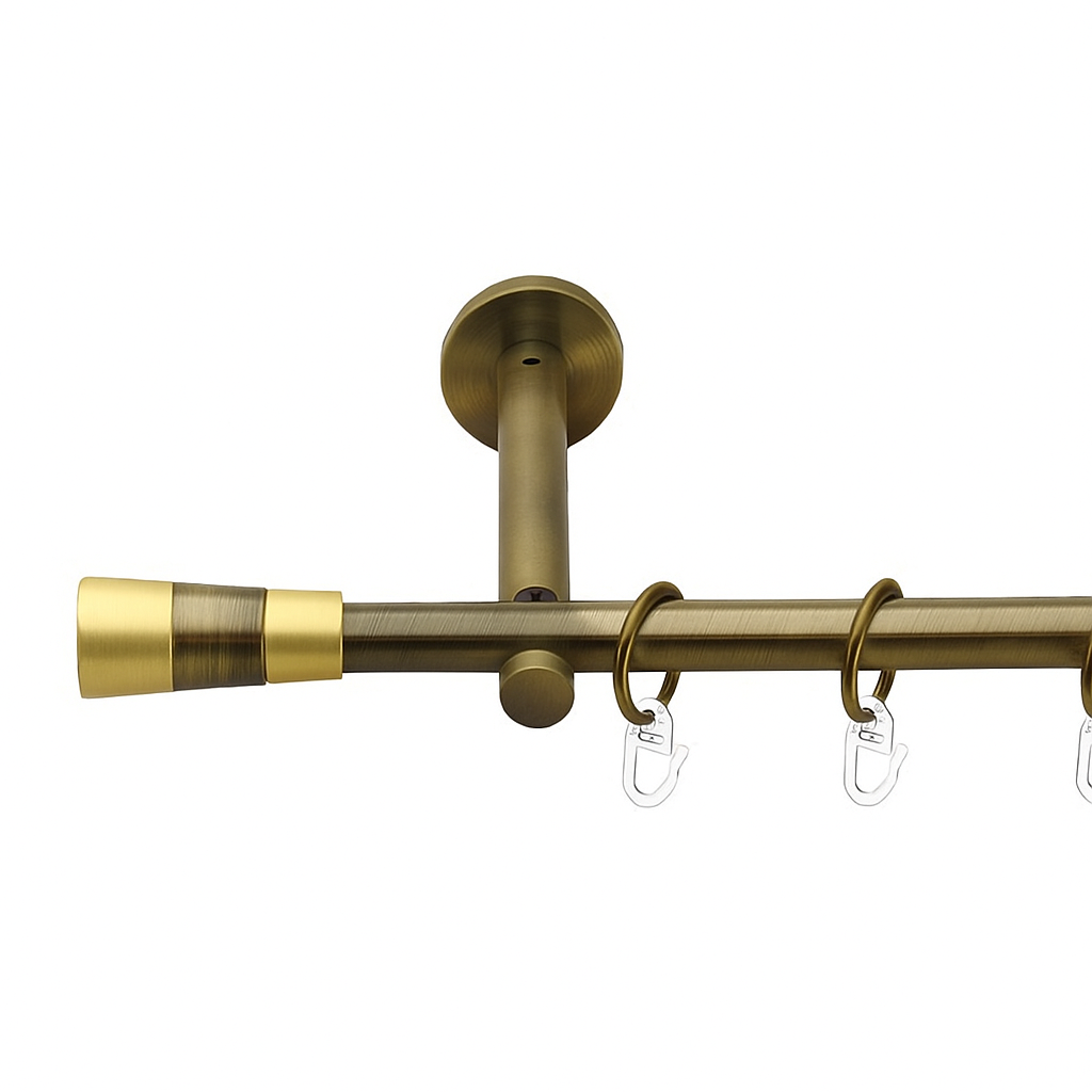 Карниз трубчастий одинарний Orvit Валео 16 мм 160 см Антик (000-6336) Карниз трубчастий одинарний Orvit Валео 16 мм 160 см Антик (000-6336)