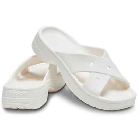 Шлепанцы Crocs Classic Cross Strap р. 38-39 Chalk (26844236)