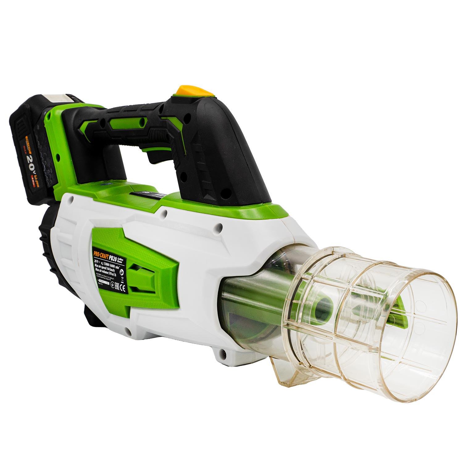 Повітродувка акумуляторна Procraft PB20 без АКБ та ЗП (030233) - фото 4