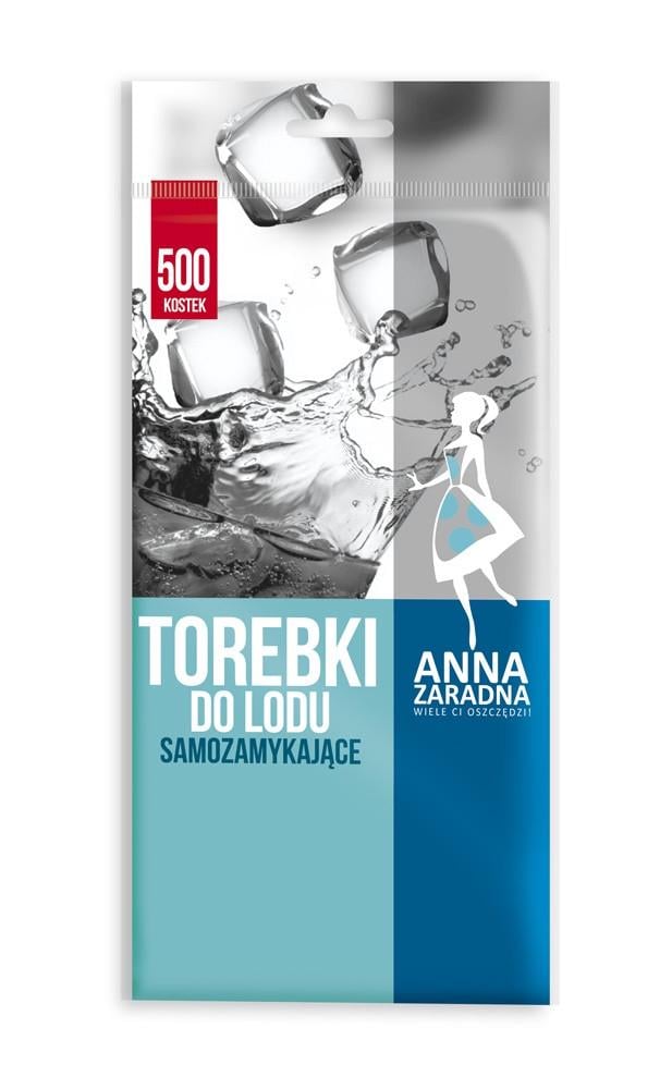 Пакеты для льда Anna Zaradna самозакрывающиеся 500 шт.