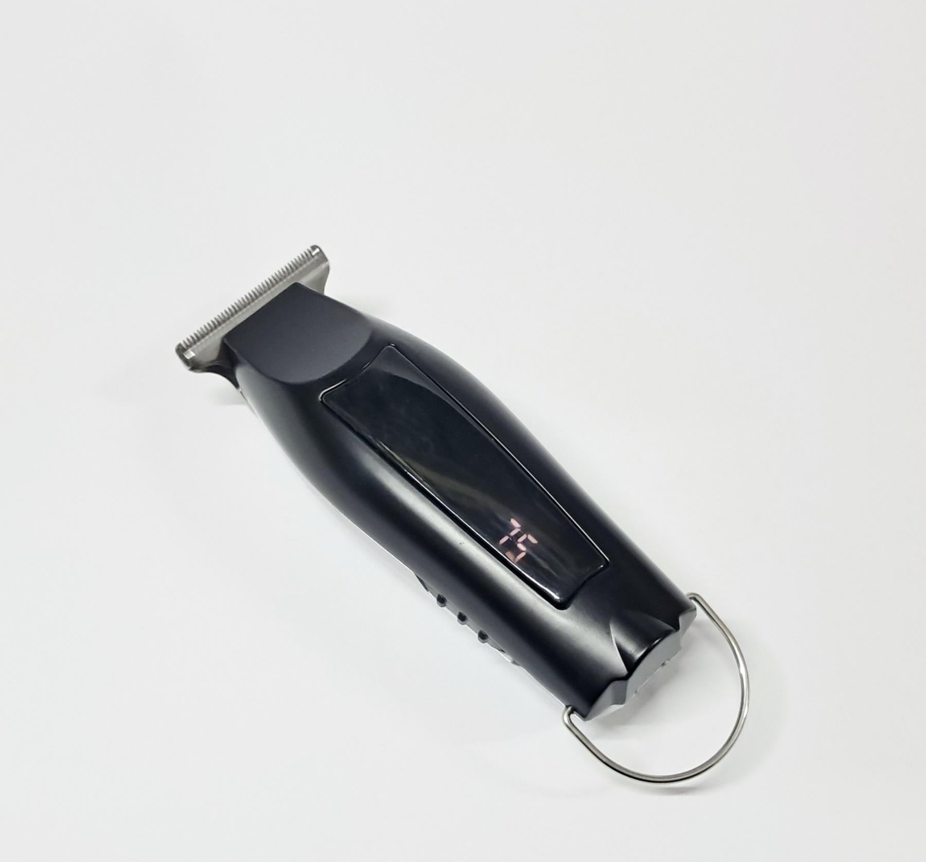 Машинка для стрижки волос и бороды аккумуляторная с LCD-дисплеем USB LT-869D Черный (34979771)
