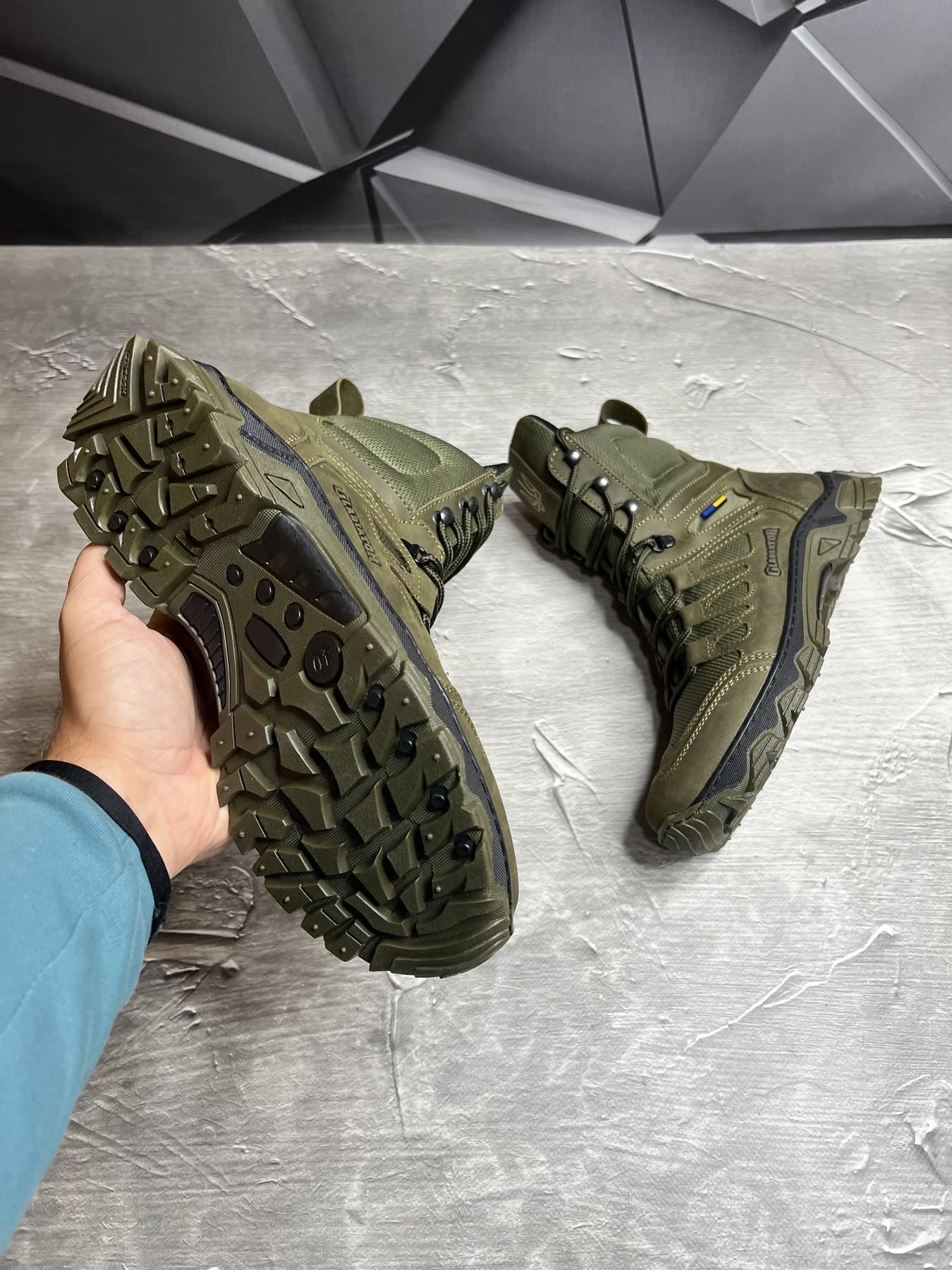 Берці зимові чоловічі з хутром р. 41 Хакі - фото 8 Берці зимові чоловічі з хутром р. 41 Хакі - фото 8