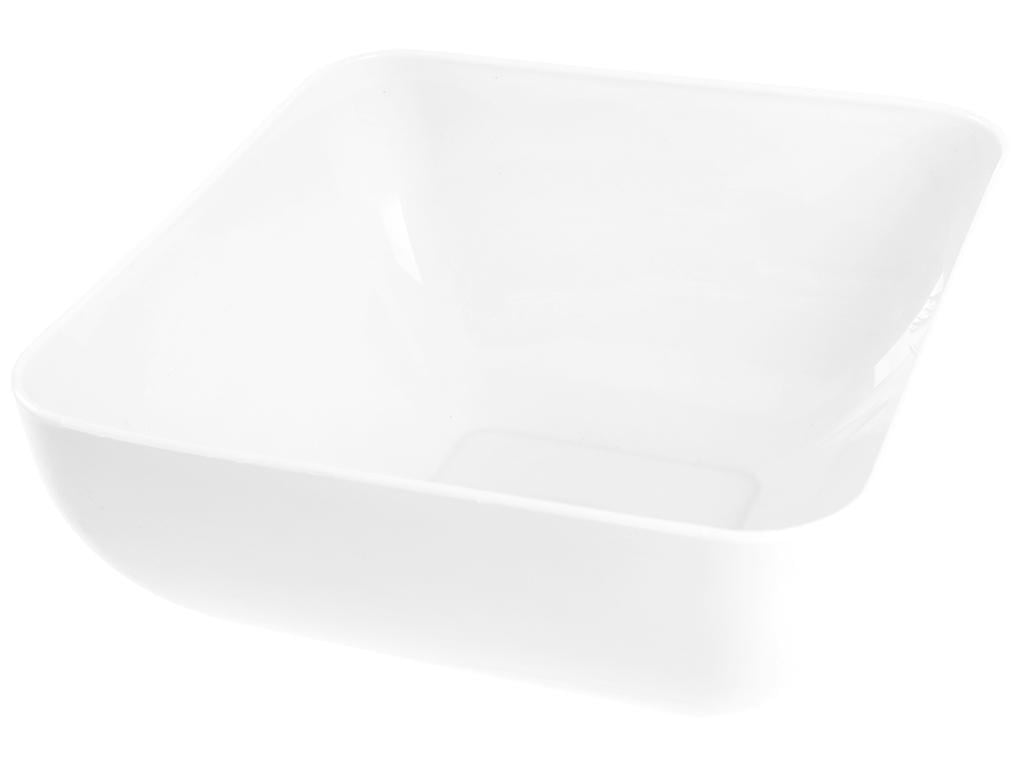 Салатница квадратная Консенсус 2,5л Белый (MCS-12574-2)