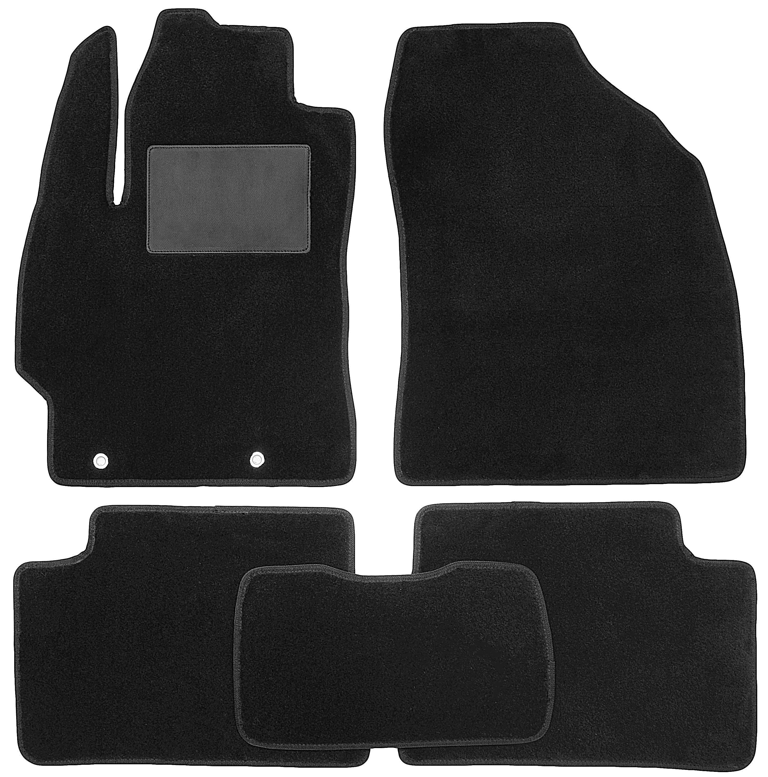 Коврики в салон для Toyota Corolla с 2007-2012 текстильные Черный (165542)