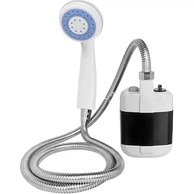 Душ портативный Portable Outdoor Shower с аккумулятором и USB зарядкой Белый (31369852)