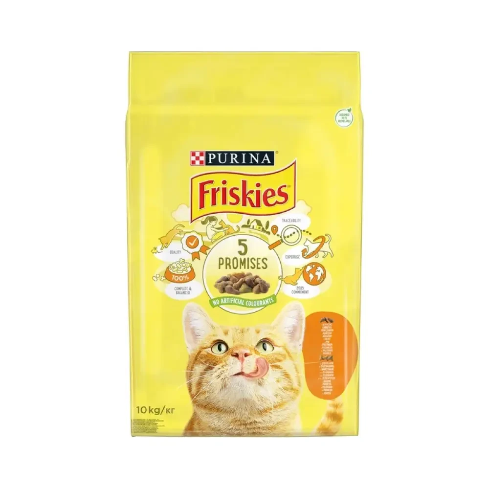 Сухий корм для котів Friskies курка та овочі 10 кг (5997204505101)