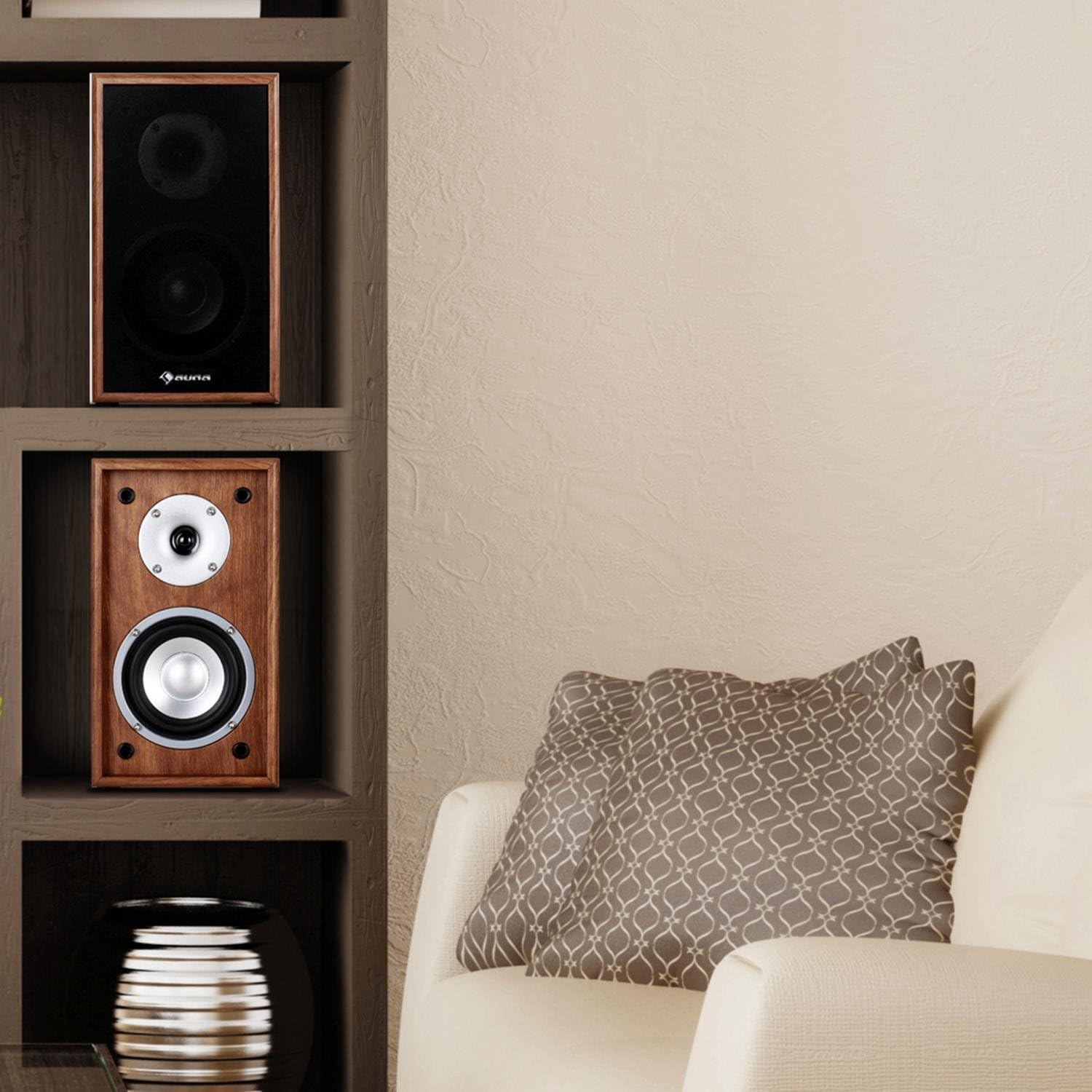 Колонки портативні Auna Line 300-SF-WN 70 Вт 2 шт. (10008963) - фото 8 Колонки портативні Auna Line 300-SF-WN 70 Вт 2 шт. (10008963) - фото 8