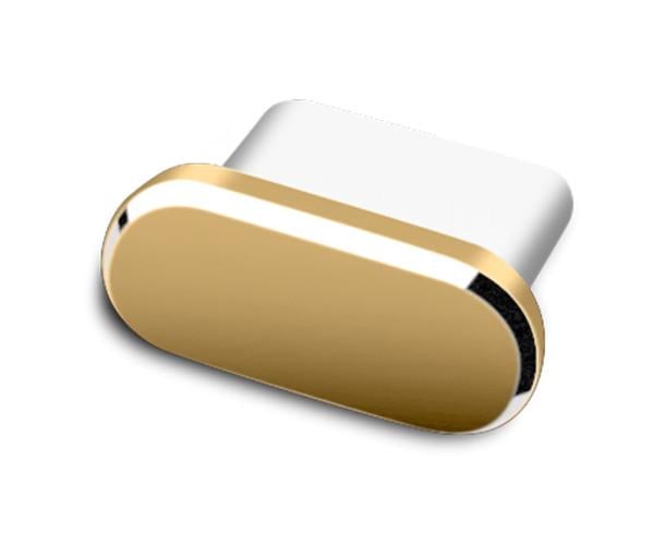 Заглушка металлическая Type-C на смартфон для защиты от грязи и пыли.