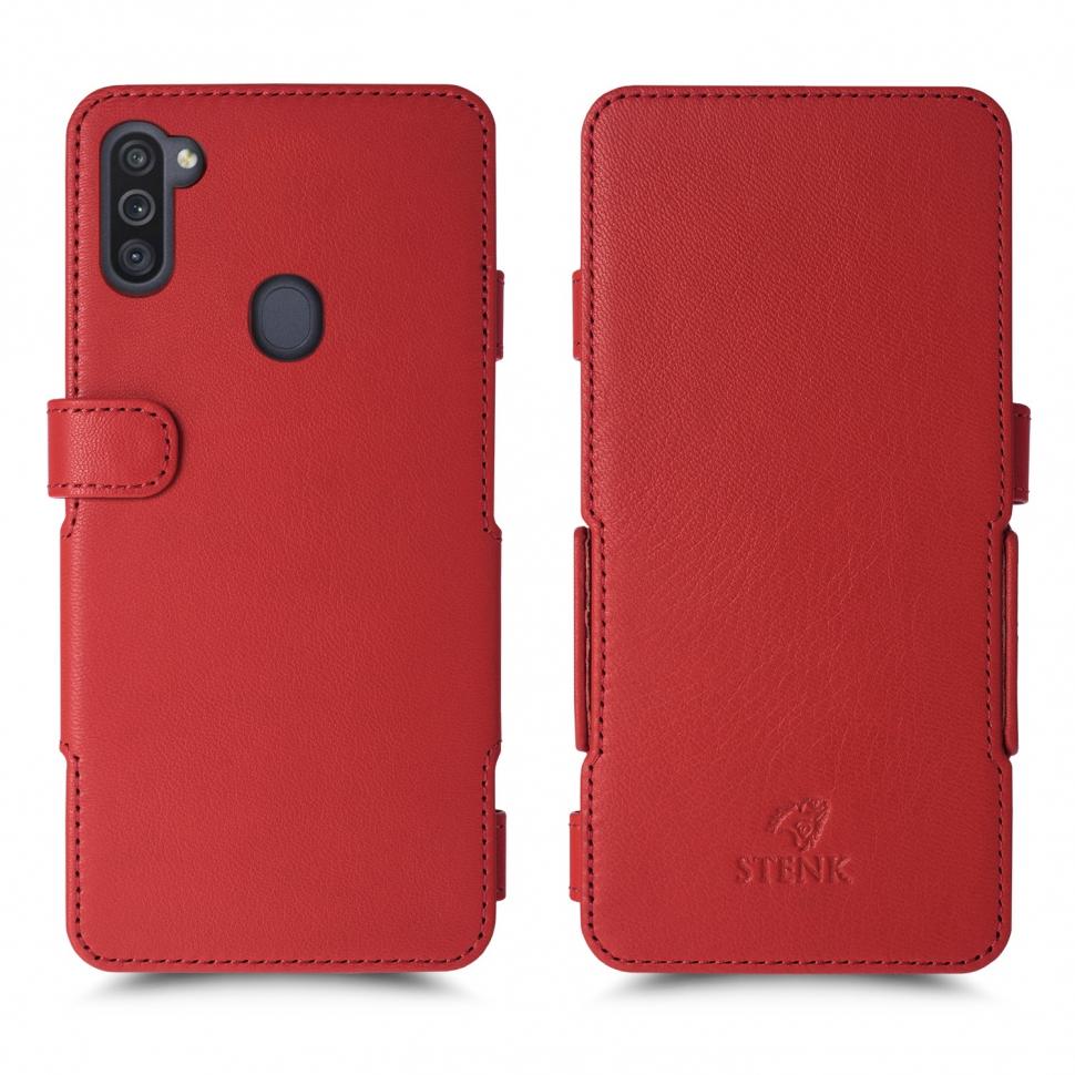 Чехол книжка Stenk Prime для Samsung Galaxy M11 Красный (65383)