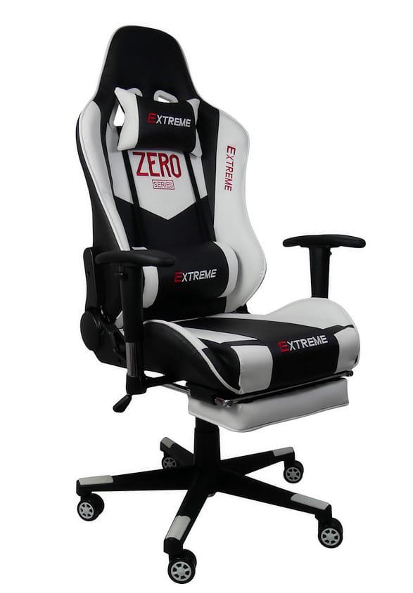Кресло компьютерное геймерское Extreme Zero Черный/Белый (10629781) - фото 5 Кресло компьютерное геймерское Extreme Zero Черный/Белый (10629781) - фото 5