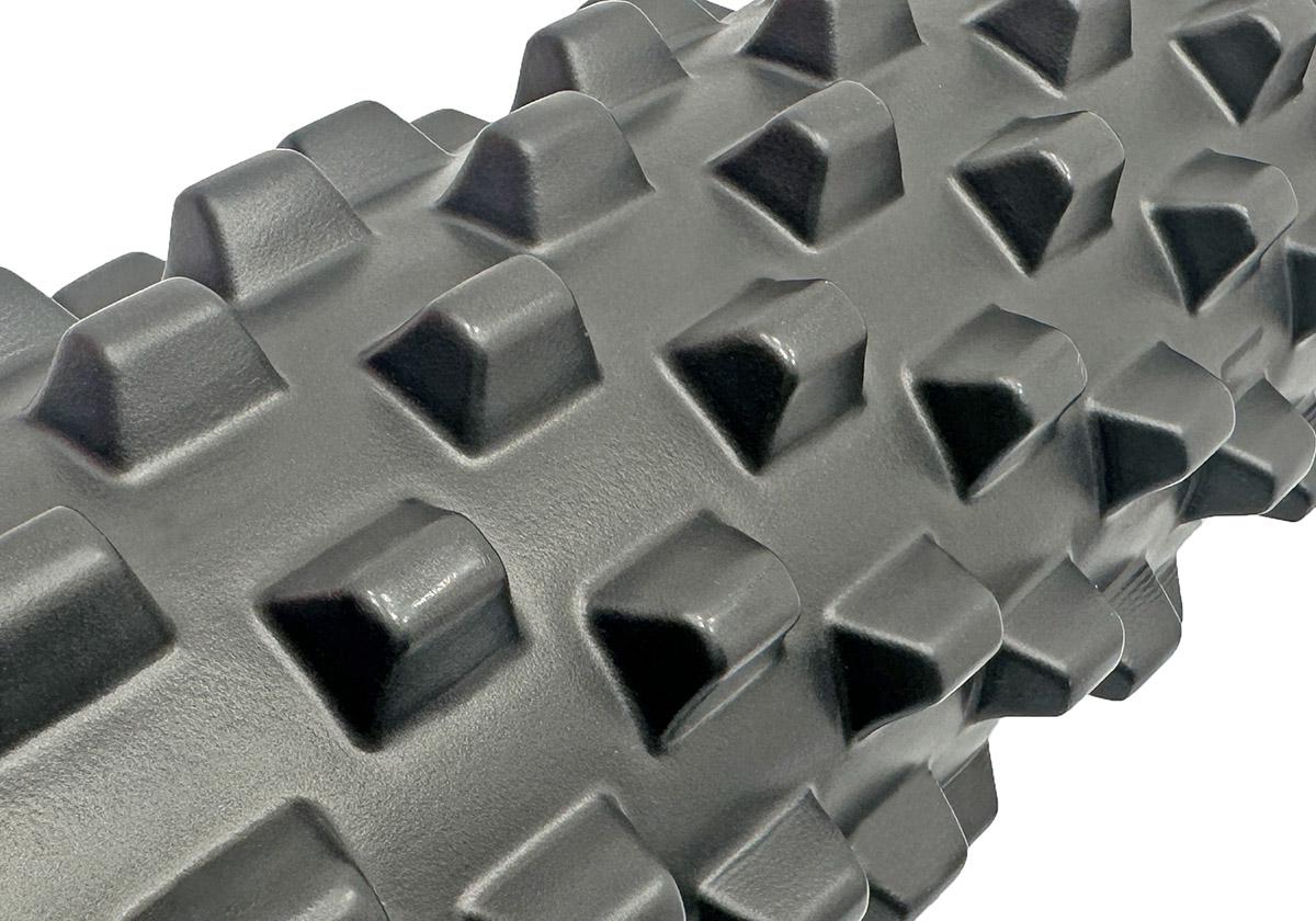 Масажний ролик EasyFit Grid Roller PRO 45 см Чорний (EF-2029-BK) - фото 3